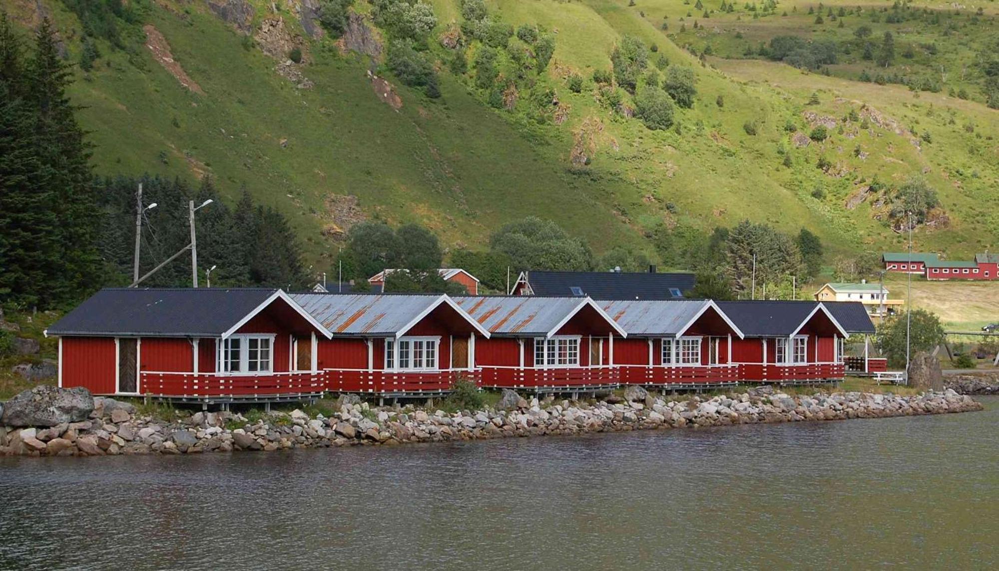 Brustranda Fjordcamping Valberg Zewnętrze zdjęcie