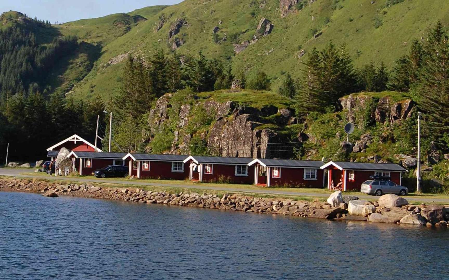 Brustranda Fjordcamping Valberg Zewnętrze zdjęcie