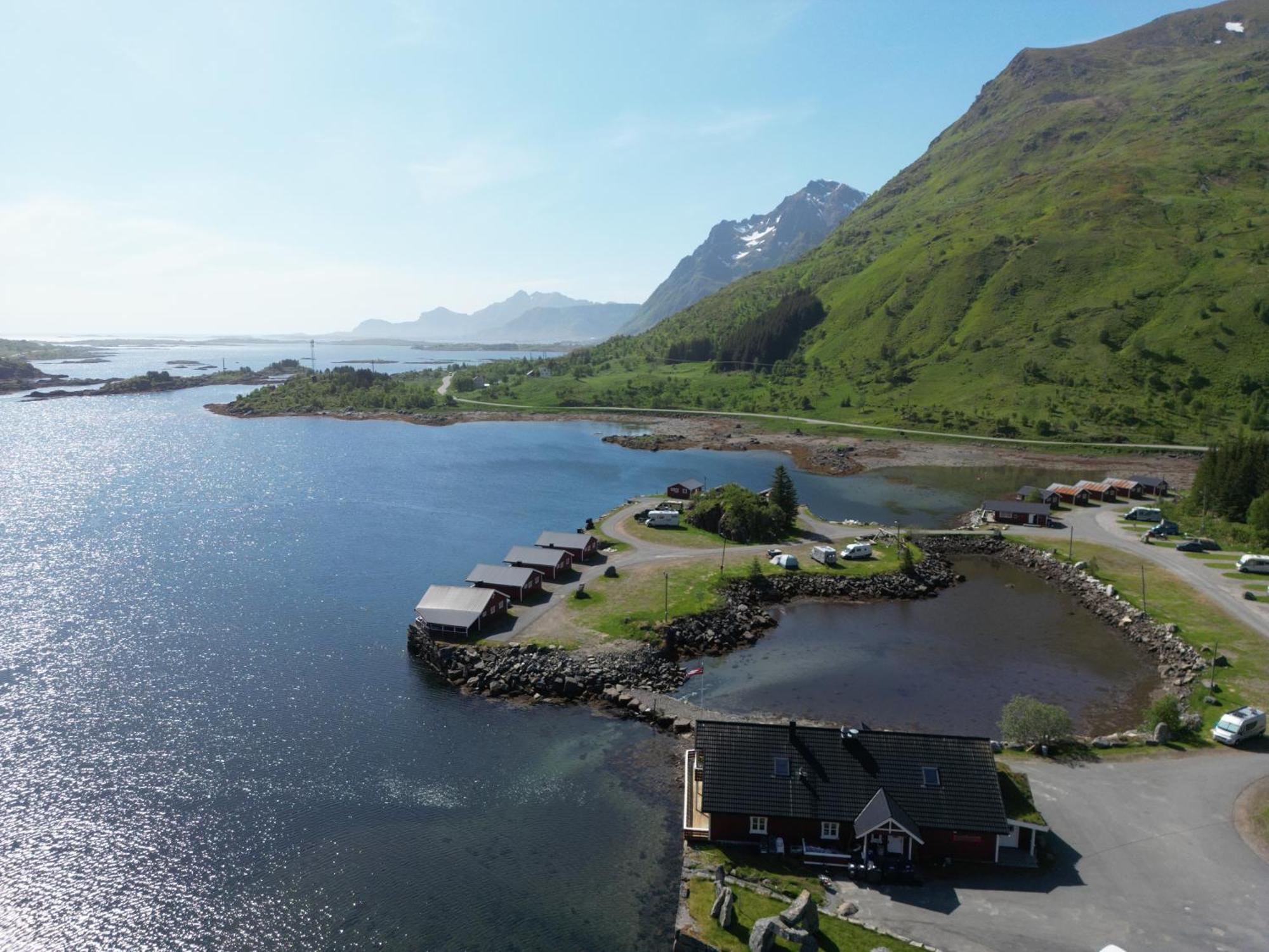 Brustranda Fjordcamping Valberg Zewnętrze zdjęcie
